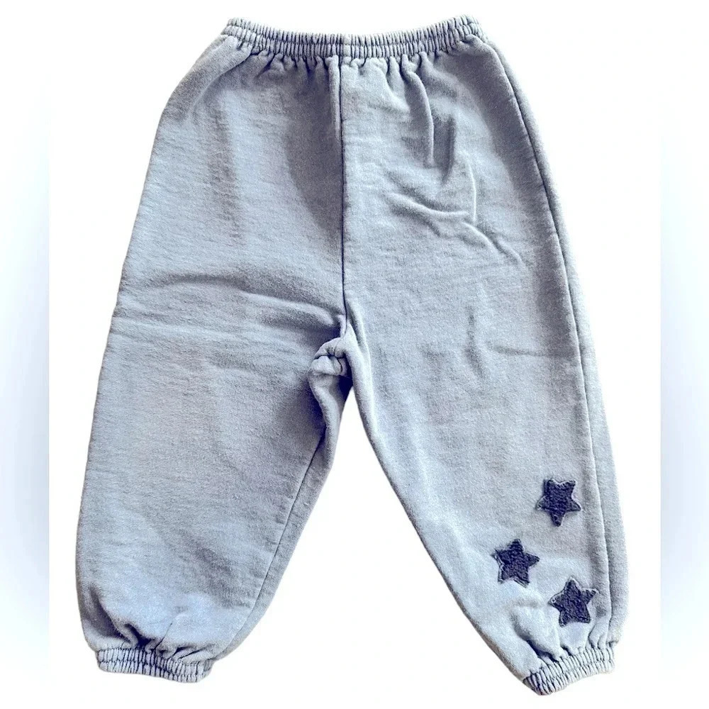 JM Originals Kids Casual Pants Stars Light Blue Size 18-24 Months